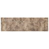 vidaXL Kitchen Rug Brown Concrete 150 x 45 cm 100% Polyamide Washable