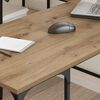 vidaXL Desk Artisan Oak 139 x 139 x 75 cm Engineered Wood