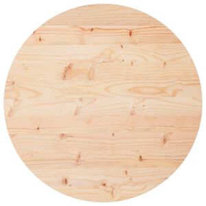 vidaXL Table Top Round &Oslash;60x3 cm Solid Wood Pine