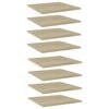vidaXL Bookshelf Boards 8 pcs Sonoma Oak 40x40x1,5 cm Engineered Wood