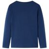 Kids' T-shirt with Long Sleeves Navy Blue 128