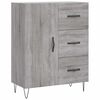 vidaXL Sideboard Grey Sonoma 69,5x34x90 cm Engineered Wood