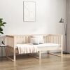 vidaXL Day Bed without Mattress 90x190 cm Single Solid Wood Pine