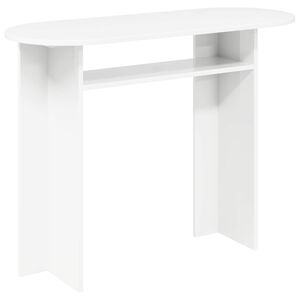 vidaXL Console Table White 100 x 39.5 x 75 cm Engineered Wood