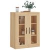 vidaXL Wall Mounted Cabinet Sonoma Oak 69.5x34x90 cm Engineered Wood