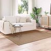 vidaXL Area Rugs Square HUARTE Natural 200 x 200 cm Polyester