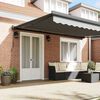 vidaXL Awning Frame Anthracite 400 x 300 cm Aluminium