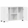 vidaXL Sideboard FLORIN High Gloss White 88.5 x 30.5 x 55.5 cm