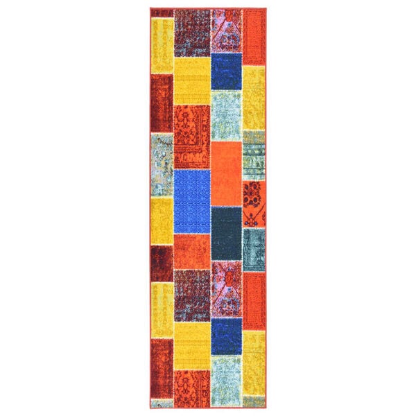 vidaXL Carpet Runner Multicolour 80x500 cm