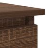 vidaXL Console Table with Drawers Brown Oak 85.5x38.5x74.5 cm