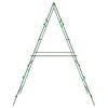 vidaXL Garden Trellises for Climbing Plants 3 pcs A-Frame Steel