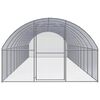 vidaXL Outdoor Chicken Coop 3x12x2 m Galvanised Steel