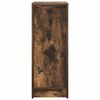 vidaXL Shoe Cabinet Smoked Oak 29.5x34x76 cm Engineered Wood
