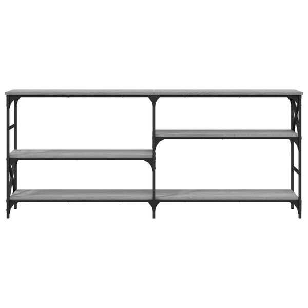 vidaXL Console Table Grey Sonoma 180x29x76.5 cm Engineered Wood