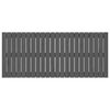 vidaXL Wall Headboard Grey 140x3x60 cm Solid Wood Pine