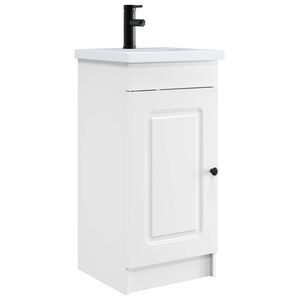 vidaXL Bathroom Vanity with Sink White 42 x 40 x 84.5 cm
