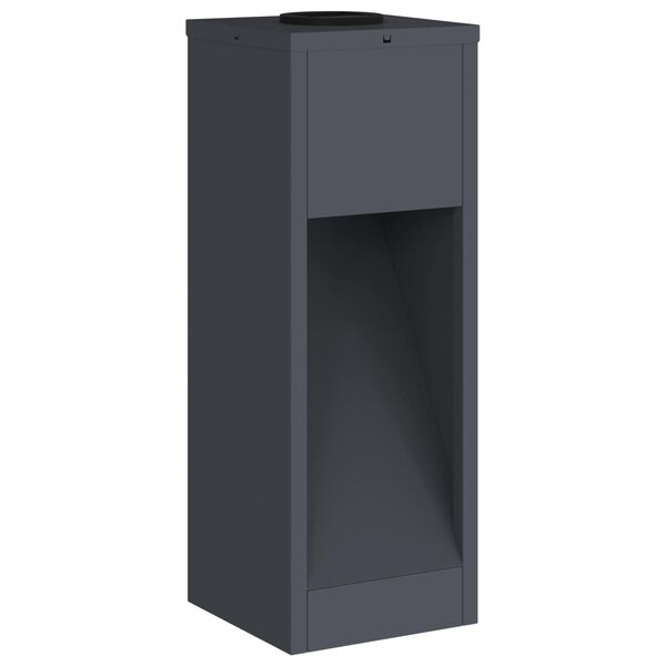 vidaXL Solar Led Pathway Light 2 pcs Anthracite Cold Rolled Steel