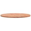 vidaXL Table Top &Oslash;80x2.5 cm Round Solid Wood Beech