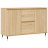 vidaXL Sideboard Sonoma Oak 101.5x35x70 cm Engineered Wood