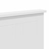 vidaXL Headboard with Headboard Gloss White 135 cm Engineered wood