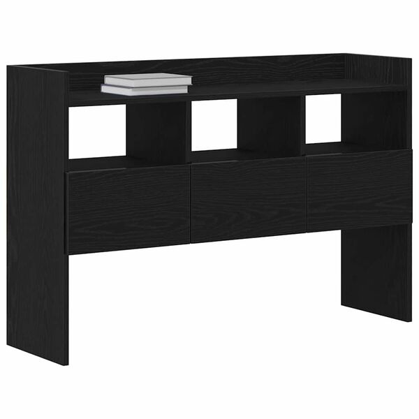 vidaXL Sideboard Black Oak 105 x 30 x 70 cm Engineered Wood