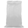 vidaXL Woven Sacks 50 pcs White 60 x 110 cm PP