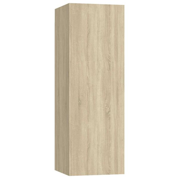 vidaXL TV Cabinet Sonoma Oak 30.5x30x90 cm Engineered Wood