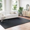 vidaXL Faux Rabbit Fur Rug Olite Black 240 x 340 cm Polyester
