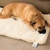 HuggleHounds Fleece Pet Mat S Wool White