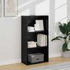 vidaXL Bookshelf Black Oak 60 x 30 x 114 cm Engineered Wood