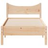 vidaXL Bed Frame without Mattress 90x200 cm Solid Wood Pine