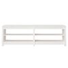 vidaXL Shoe Bench White 160x36.5x50 cm Solid Wood Pine