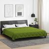 vidaXL Full Year Duvet Green 200 x 200 cm Microfiber