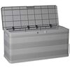 vidaXL Garden Storage Box Grey 117x45x56 cm
