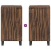 vidaXL Sideboard Brown 40 x 33 x 75 cm Solid mango wood