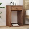 vidaXL Bedside Table Brown 63 x 30 x 79 cm Solid Mahogany Wood