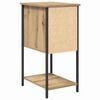 vidaXL Bedside Cabinet Artisan oak 32 x 42 x 70 cm Engineered wood