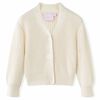 vidaXL Kids' Cardigan Knitted Snow White 104