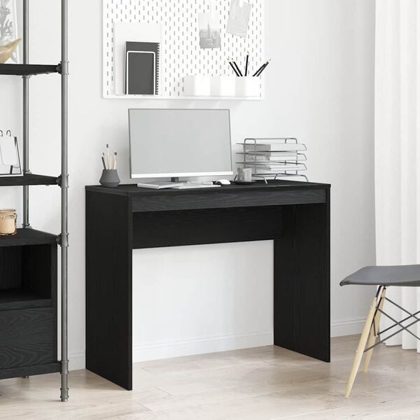 vidaXL Desk Black Oak 90x40x72 cm Engineered Wood