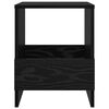 vidaXL Magazine Rack Black Oak 35 x 30 x 45 cm