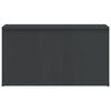 vidaXL Storage Chest High Gloss Grey 84x42x46 cm Engineered Wood