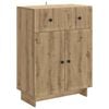 vidaXL Sideboard Artisan Oak 66 x 34.5 x 90 cm Engineered Wood