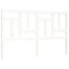 vidaXL Bed Frame without Mattress White King Size Solid Wood Pine