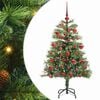 vidaXL Artificial Christmas Tree Green 150 cm PVC and Metal