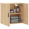 vidaXL Wall Cabinet Sonoma Oak 60x31x60 cm Engineered Wood