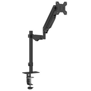 vidaXL Single Monitor Arm for Max 27 Inch Screen Gas Spring 10 kg