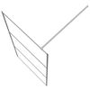 vidaXL Walk-in Shower Wall Silver 100x195 cm Clear ESG Glass