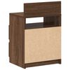 vidaXL Bedside Cabinets 2 pcs with 2 Drawers Brown Oak 40x33x60 cm