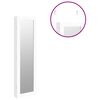 vidaXL Mirror Jewellery Cabinet Wall Mounted White 30x8.5x106 cm