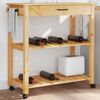 vidaXL Kitchen Trolley MONZA 84x40x88.5 cm Solid Wood Pine